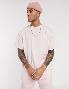 Розовая oversized-футболка от комплекта из органического хлопка Soul Star-Розовый