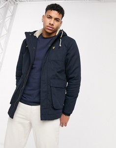 Куртка с искусственной овчиной Lyle & Scott-Черный