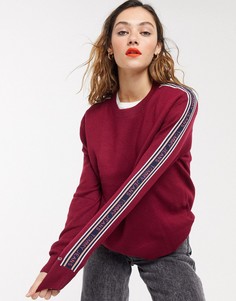 Красный свитер с отделкой лентой Tommy Jeans