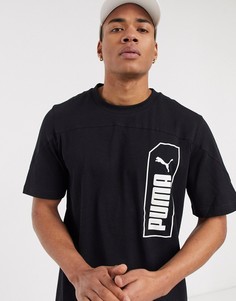 Черная футболка с короткими рукавами Puma NU-TILITY-Черный