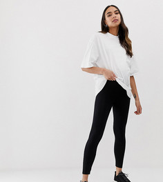 Черные леггинсы для беременных с завышенной талией ASOS DESIGN-Черный