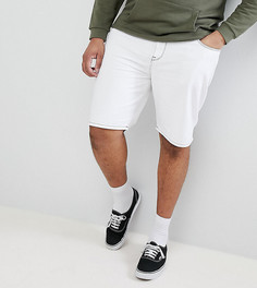 Зауженные джинсовые шорты ASOS DESIGN Plus-Белый