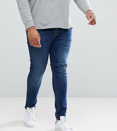 Темные джинсы скинни ASOS DESIGN Plus-Синий
