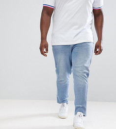Голубые рваные джинсы скинни ASOS DESIGN Plus-Синий
