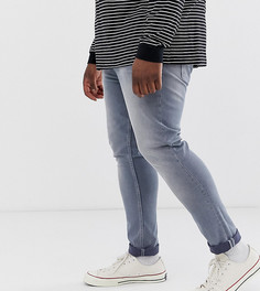 Серые супероблегающие джинсы ASOS DESIGN Plus-Серый