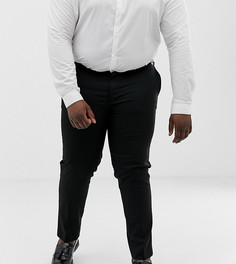 Черные зауженные брюки River Island Big & Tall-Черный
