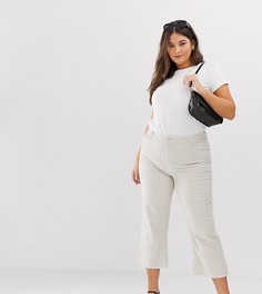 Укороченные расклешенные джинсы ASOS DESIGN Curve Egerton-Коричневый