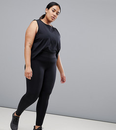 Спортивные леггинсы ASOS 4505 Curve-Черный