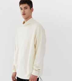 Бежевый oversize-свитшот ASOS DESIGN Tall