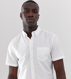 Белая оксфордская рубашка Burton Menswear Big & Tall-Белый