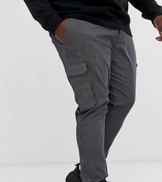 Брюки-карго скинни в клетку ASOS DESIGN Plus-Черный