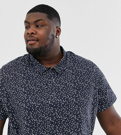 Поло с цветочным принтом Jacamo-Черный