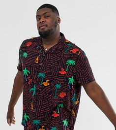 Oversize-рубашка ASOS DESIGN Plus-Черный