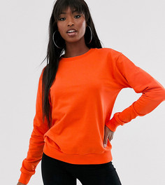 Красный свитшот из органического хлопка ASOS DESIGN Tall