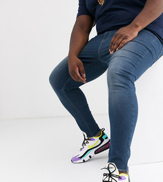 Синие эластичные джинсы ASOS DESIGN Plus-Синий
