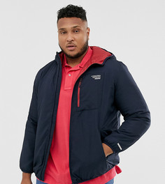 Темно-синяя куртка с капюшоном Jack & Jones Originals-Темно-синий