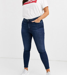 Джинсы скинни с завышенной талией Wrangler plus-Синий