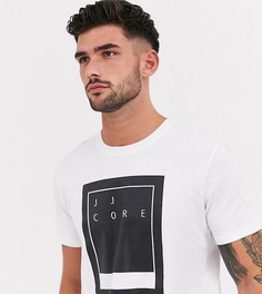 Белая футболка с принтом Jack & Jones Core-Белый