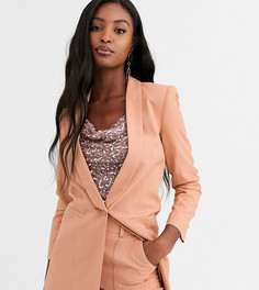 Комбинируемый строгий пиджак ASOS DESIGN Tall-Розовый