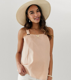 Топ с пуговицами ASOS DESIGN Maternity-Белый