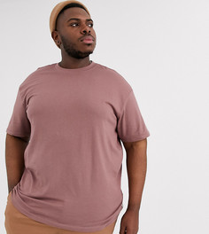 Розовая oversize-футболка Only & Sons-Розовый