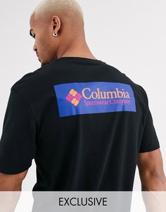 Черная футболка с логотипом на спине Columbia эксклюзивно для ASOS-Серый