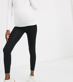 Мягкие леггинсы ASOS DESIGN Maternity Petite-Черный