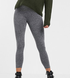 Меланжевые леггинсы ASOS DESIGN Maternity Petite-Серый