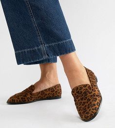 Лоферы с леопардовым принтом для широкой стопы Park Lane-Мульти