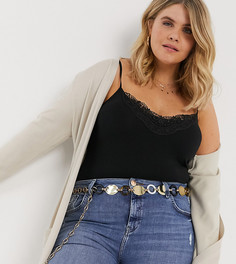 Ремень-цепочка с черепаховыми кольцами ASOS DESIGN-Золотой