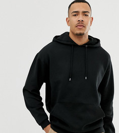 Черный oversize-худи ASOS DESIGN Tall
