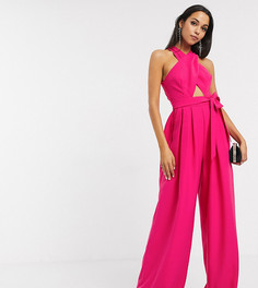Комбинезон с завязкой ASOS EDITION Tall-Белый