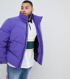 Фиолетовая дутая oversize-куртка ASOS DESIGN Plus-Фиолетовый