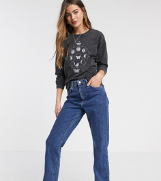 Свитшот с мистическим принтом ASOS DESIGN Tall-Серый