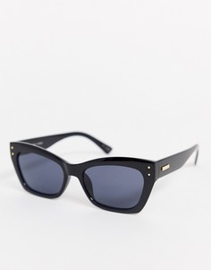 Черные солнцезащитные очки в квадратной оправе MinkPink-Черный