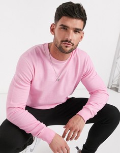 Свитшот с круглым вырезом Farah-Розовый
