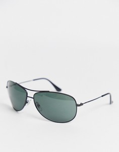 Черные солнцезащитные очки-авиаторы Ray Ban-Черный