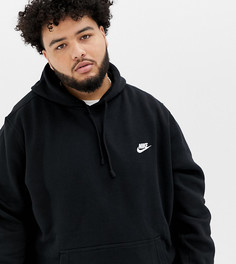 Черный худи с логотипом-галочкой Nike Plus Club 804346-010
