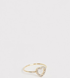 Золотистое кольцо на большой палец ASOS DESIGN Curve-Золотой