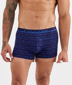 Боксеры-брифы с логотипом Calvin Klein-Темно-синий