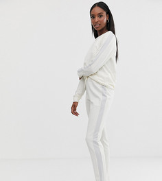 Комплект из лаконичного свитшота и джоггеров для дома ASOS DESIGN Tall-Кремовый