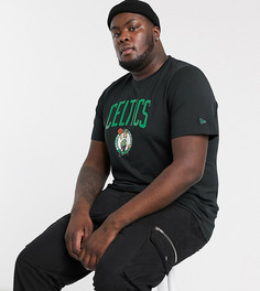 Черная футболка New Era Plus NBA Boston Celtics-Черный