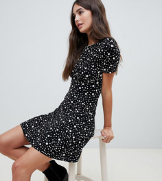 Чайное платье мини в горошек ASOS DESIGN Tall ultimate-Мульти