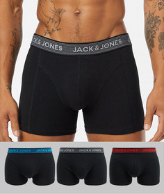 3 боксеров-брифов Jack & Jones-Черный