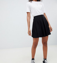 Мини-юбка со складками ASOS DESIGN Tall-Черный