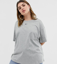 Серая футболка бойфренда Nike - plus-Серый