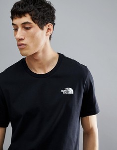 Черная футболка The North Face-Черный
