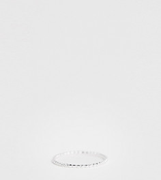 Серебряное кольцо ASOS DESIGN-Серебряный