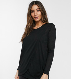 Черная футболка для кормления New Look Maternity-Черный