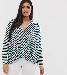 Топ в полоску Vero Moda Curve-Мульти